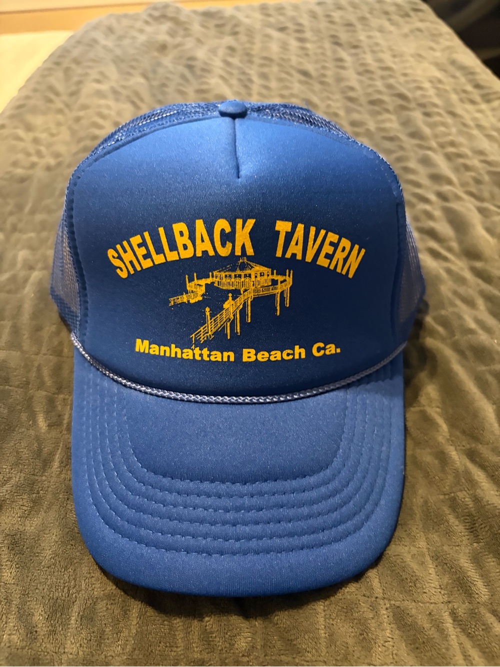 Shellback Tavern Manhattan Beach Blue Trucker Hat